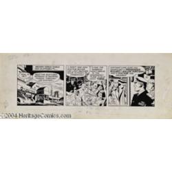 Jack Kirby and Wallace Wood - Sky Masters Daily Comic Strip Original Art, dated 2-18-59 (George Math