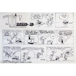 Brant Parker - Wizard of Id Sunday Comic Strip Original Art, dated 4-3-77 (Field Enterprises, 1977).