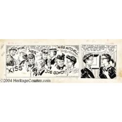 Alex Raymond - Rip Kirby Daily Comic Strip Original Art, dated 11-17-49 (King Features Syndicate, 19