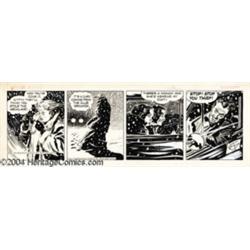 Alex Raymond - Rip Kirby Daily Comic Strip Original Art, dated 1-19-50 (King Features Syndicate, 195