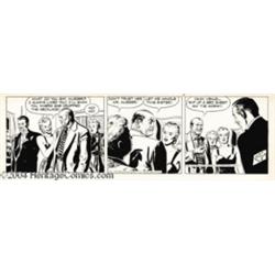 Alex Raymond - Rip Kirby Daily Comic Strip Original Art, dated 2-18-50 (King Features Syndicate, 195