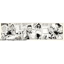 Alex Raymond - Rip Kirby Daily Comic Strip Original Art, dated 7-22-52 (King Features Syndicate, 195