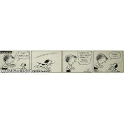 Charles Schulz - Peanuts Daily Comic Strip Original Art, dated 9-1-51 (United Feature Syndicate, 195