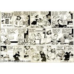 Cliff Sterrett - Polly and Her Pals Sunday Comic Strip Original Art, dated 2-24-57 (King Features Sy