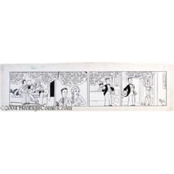Chic Young - Blondie Daily Comic Strip Original Art, dated 2-11-31 (King Features Syndicate, 1931).