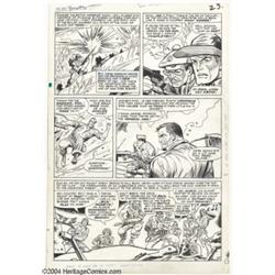 Dick Ayers and John Tartaglione - Sgt. Fury Annual #2, page 23 Original Art (Marvel, 1966).