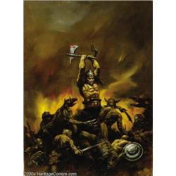 Doug Beekman - Savage Sword of Conan #148 Cover Original Art (Marvel, 1988).