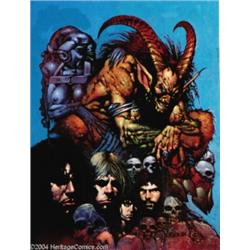 Simon Bisley - Tundra Cover Original Art (1991)