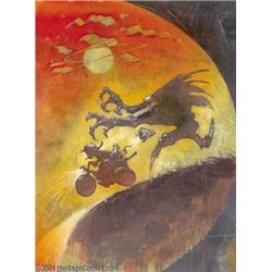 Simon Bisley - Science Fiction Illustration Original Art (undated).