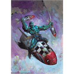 Simon Bisley - 2000 A.D. Sci-Fi Special, pages 28 and 29 Original Art (IPC/Fleetway, 1996).