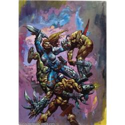 Simon Bisley - Mutant Chronicles #3 Cover Original Art (Acclaim, 1996).