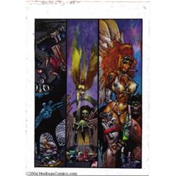 Simon Bisley - Heavy Metal Original Art (Heavy Metal, circa 1999).