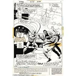 Bob Brown and Dick Giordano - Batman #248 page 1 Original Art (DC, 1973).