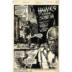 John Buscema and Alfredo Alcala - Savage Sword of Conan #36, page 5 Original Art (Marvel, 1978).