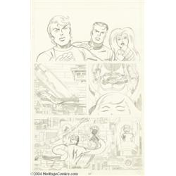 John Byrne - Fantastic Four, page 23 Original Art (unpublished, circa 1974).