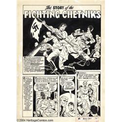 Arthur Cazeneuve (attributed) - Black Cat #1 Complete 7-page Story "The Story of the Fighting Chetni