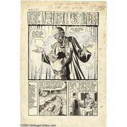 Joe Certa (attributed) - Witches Tales #9 Complete 8-page Story "Fatal Steps" Original Art (Harvey, 