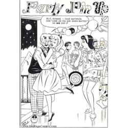 Dan DeCarlo - Betty and Veronica Spectacular #26, Pin Up page 64 Original Art (Archie, circa 1970s).