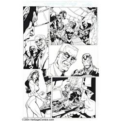 Kieron Dwyer and Rick Remender - The Avengers #57, page 20 Original Art (Marvel, 2002).