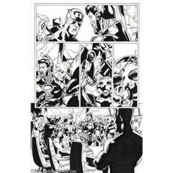 Kieron Dwyer and Rick Remender - The Avengers #59, page 15 Original Art (Marvel, 2002).