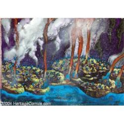 Kevin Eastman and Simon Bisley - The Melting Pot, Splash Pages 48 and 49 Original Art (Kitchen Sink,