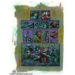 Kevin Eastman and Simon Bisley - The Melting Pot, page 54 Original Art (Kitchen Sink, 1994).