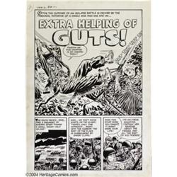 Lee Elias - True War Experiences #2 Complete 6-page Story "Extra Helping of Guts" Original Art (Harv