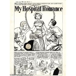 Lee Elias - First Love #84 Complete 10-page Story "My Hospital Romance" Original Art (Harvey, 1957).