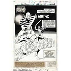 Ric Estrada and Wally Wood - Richard Dragon, Kung-Fu Fighter #8, page 1 Original Art (DC, 1976).