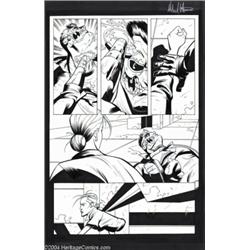 Mike Hawthorne and Rick Remender - Terminator 3 #4, pages 48 and 49 Original Art (Beckett, 2003).