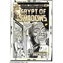 Gil Kane (attributed) and Vince Colletta - Crypt of Shadows #18 Cover Original Art (Marvel, 1975).