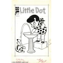 Warren Kremer - Little Dot #2 Cover Original Art (Harvey, 1953).