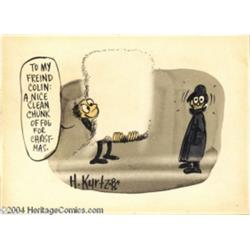 Harvey Kurtzman - Christmas Card Original Art (undated).