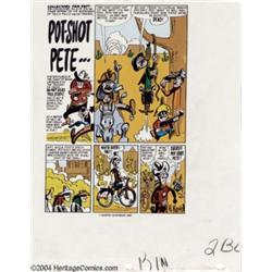 Harvey Kurtzman and Will Elder - Mad #18 Reprint Color Separation Proofs, Group of 15 (1987).