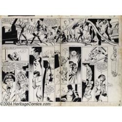 Frank Miller and Joe Rubinstein - Marvel Fanfare #18, pages 2 and 3 Original Art (Marvel, 1985).