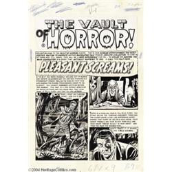 Joe Orlando - Tales From the Crypt #37, Complete 7-page Story "Pleasant Screams" Original Art (EC, 1