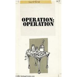 Antonio Prohias - Third Dossier of Spy vs. Spy Complete 18 page story "Operation: Operation" Origina