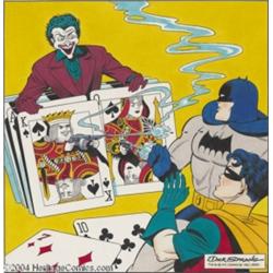 Dick Sprang - Detective Comics #118 Cover Recreation Original Art (1990).