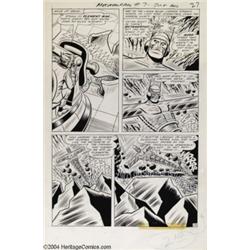 Sal Trapani and Charles Paris - Original Art for Metamorpho #7, page 23 (DC, 1966).