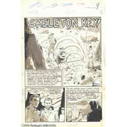 Al Williamson - Weird Fantasy #16 Complete 7-page Story "Skeleton Key" Original Art (EC, 1952).
