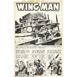 Wally Wood - Our Army at War #249, Splash page 1 Original Art (DC, 1972).