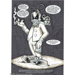 Rick Remender - Murder Can Be Fun #12 Splash Page 6 Original Art (Slave Labor, 1999).