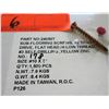 Image 1 : 1 Box #10x2" Sub Flooring Screws, Yellow Zinc - Total Screws = 1,500