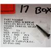 Image 1 : 17 Boxes #10x1-1/2" Laminating Screws, Phillips Bugle Head - Total Screws = 85,000