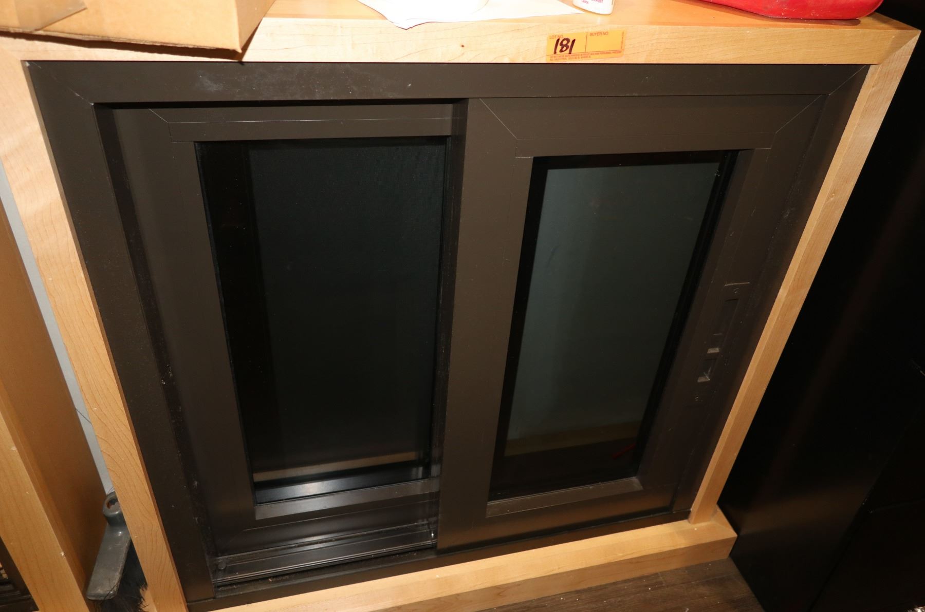 2 Panel Window in Wood Frame