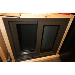 2 Panel Window in Wood Frame