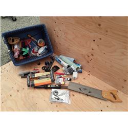Paint Rollers, Wood Rasp, Nail Puller, Chisel Set, Clamps