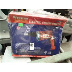 209-WESTERN RUGGIN ELETRIC SCREW DRIVER