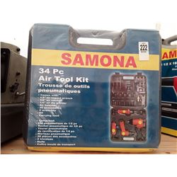 222-SAMONA 34PC AIR TOOL KIT