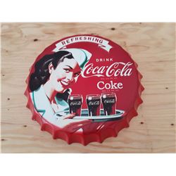 LG Coke Bottle Cap Sign